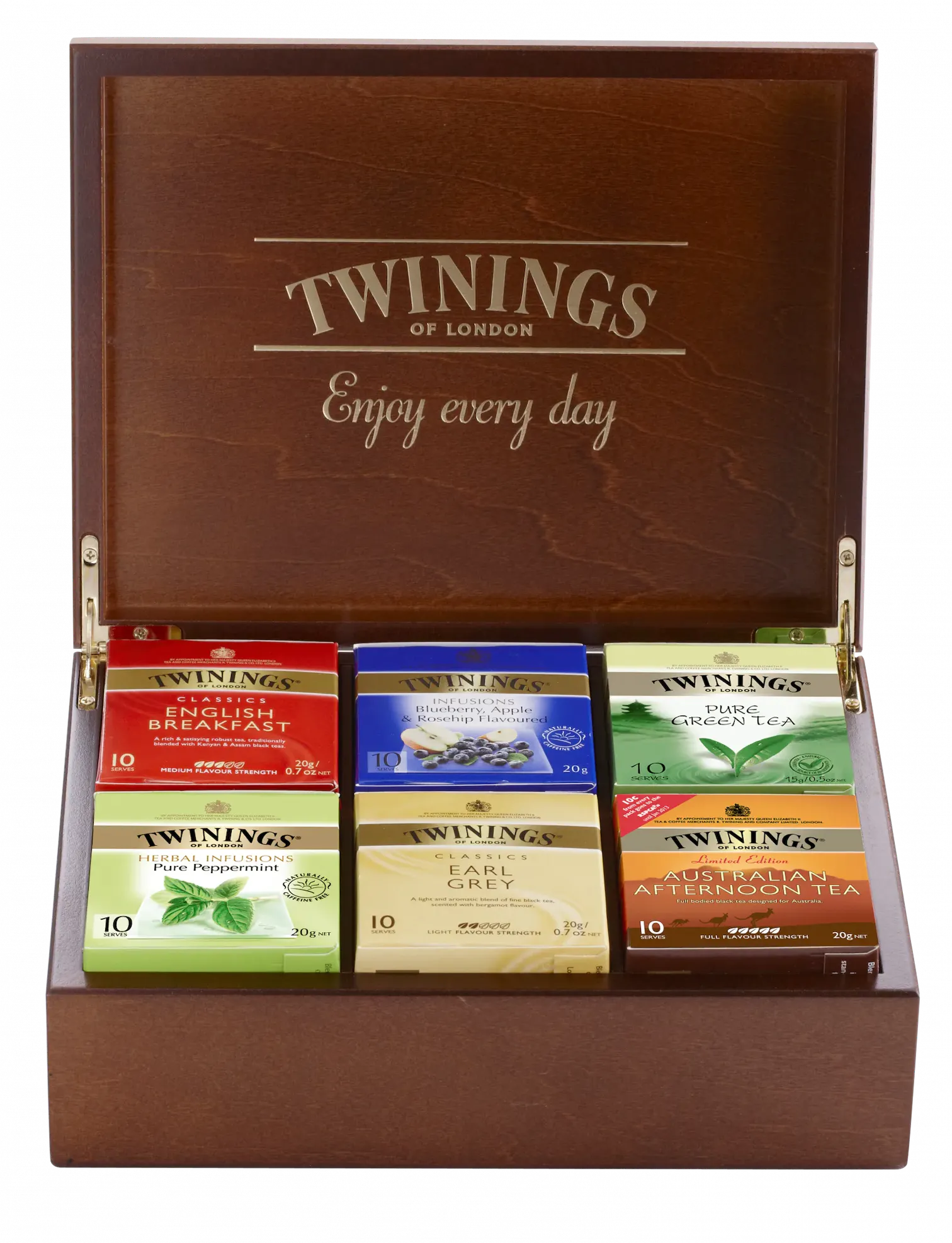 Tea chest — 6 pack